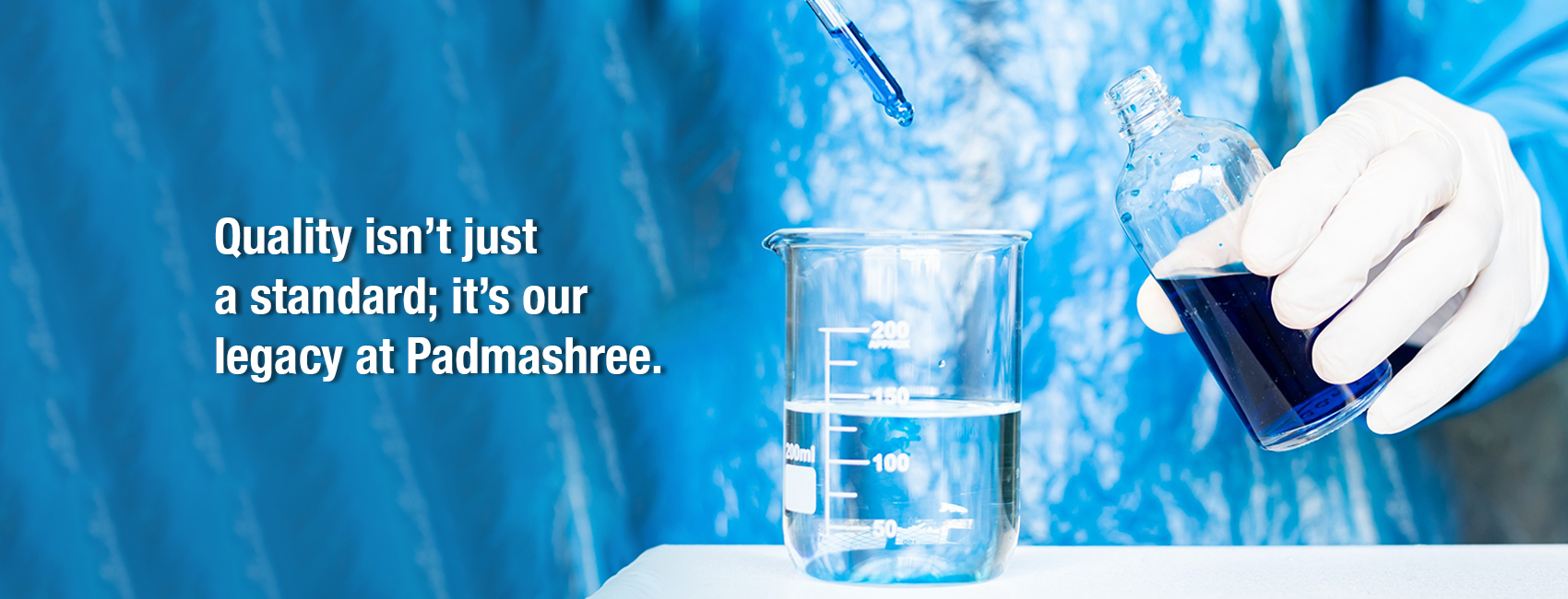 Quality isn't just a standard; it's our legacy at Padmashree.